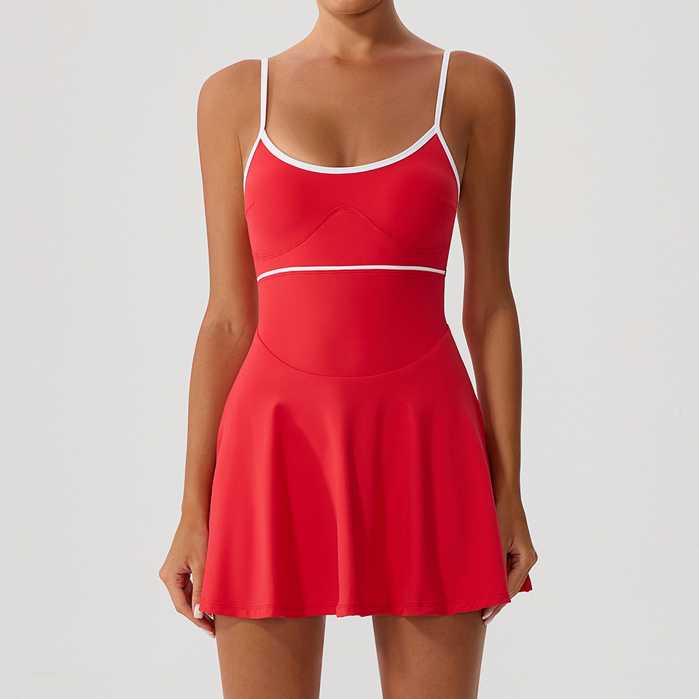 Yoga Fitness Dress - Vestido de tênis para mulheres com