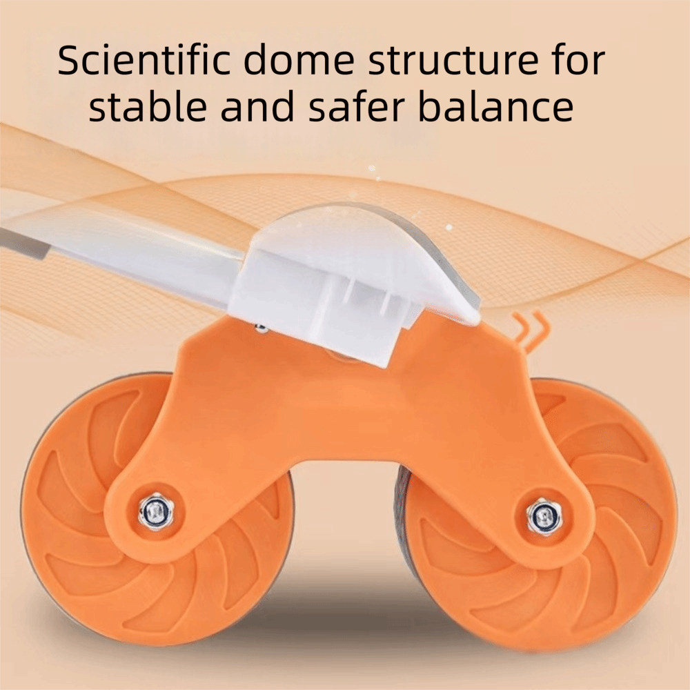 Ab Wheel Roller - Roda Abdominal de Aço ABS com