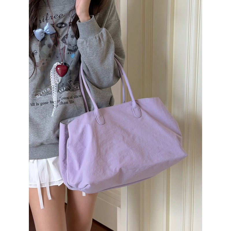 Yoga Fitness Tote - Bolsa Minimalista de Grande Capacidade com
