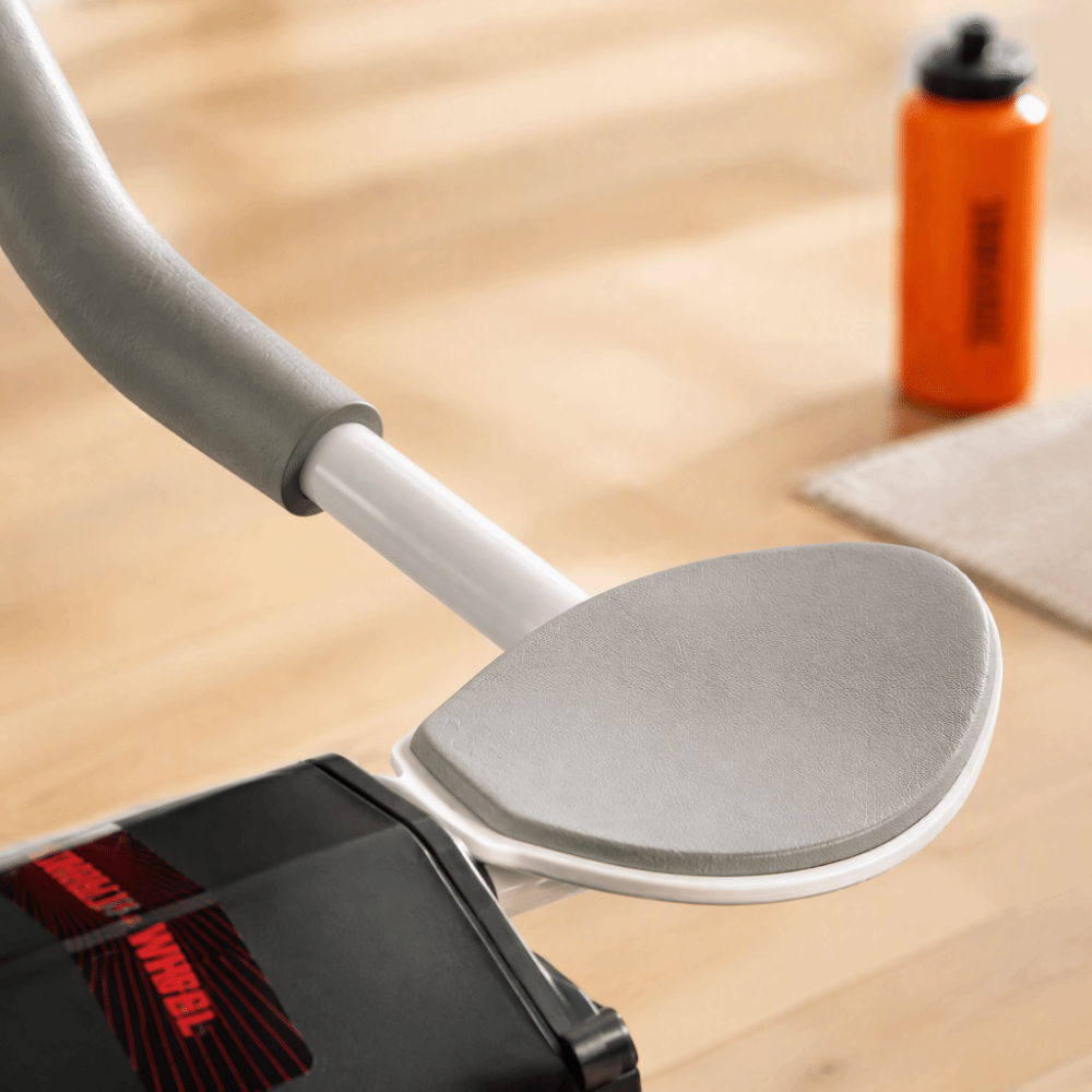 Ab Wheel Roller - Roda Abdominal com Retorno Automático, Tapete