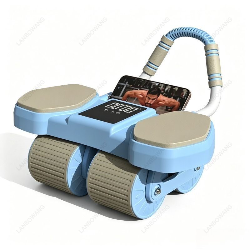 Ab Wheel Roller - Rolo Abdominal Inteligente de 4 Rodas
