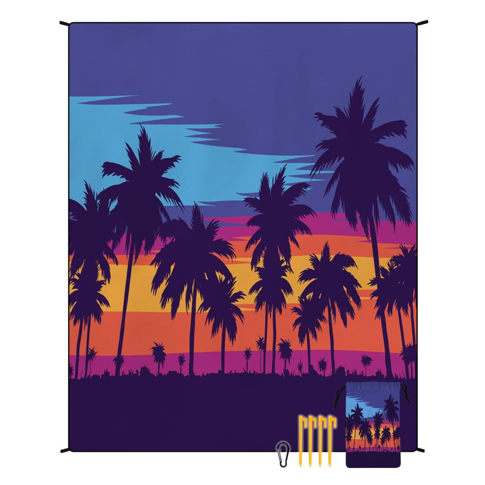 Yoga And Fitness Mat - Toalha de Praia de Microfibra de