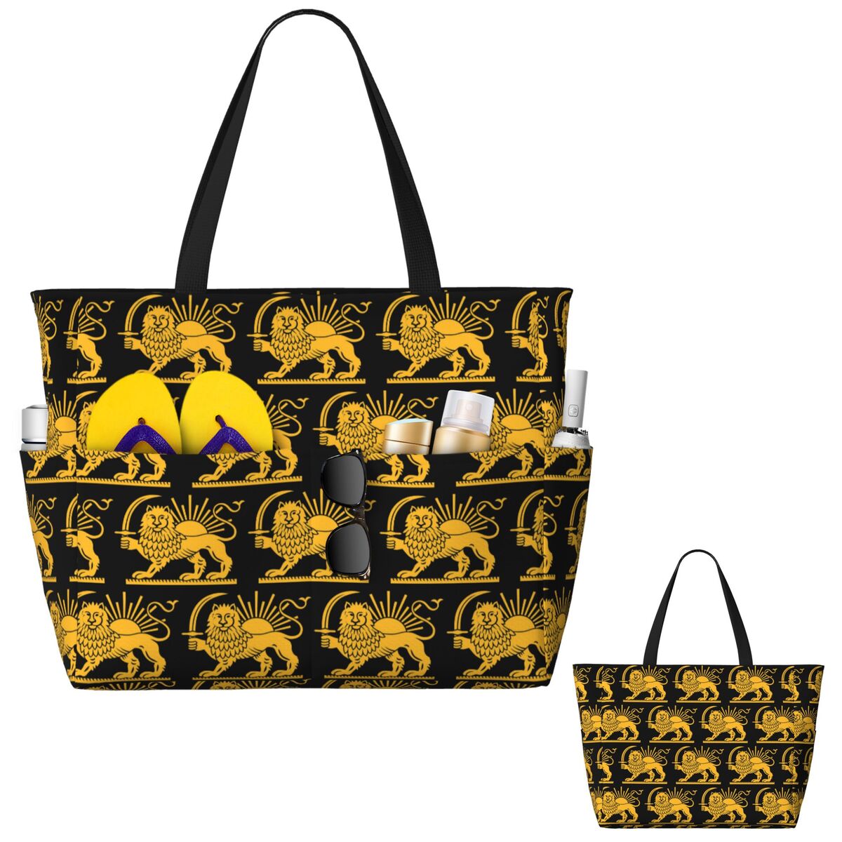 Bolsa tote de praia iraniana c - Yoga Fitness Tote avaliação e preço