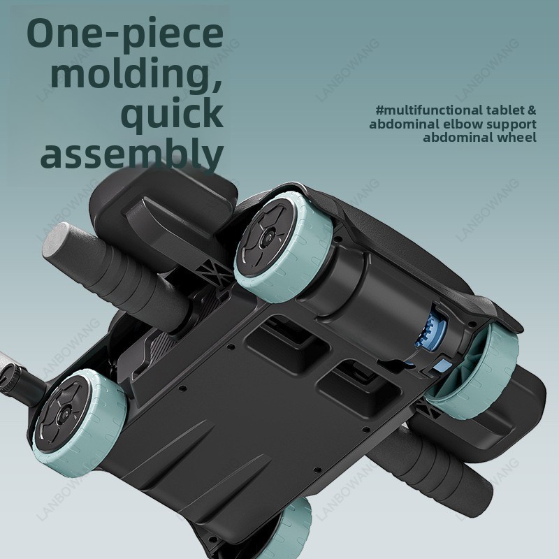 Novo rolo abdominal com 4 roda - Ab Wheel Roller avaliação e preço