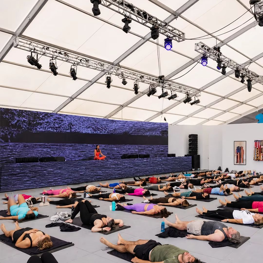 Tenda Atrium de Alumínio Branc - Yoga Fitness Retreat avaliação e preço