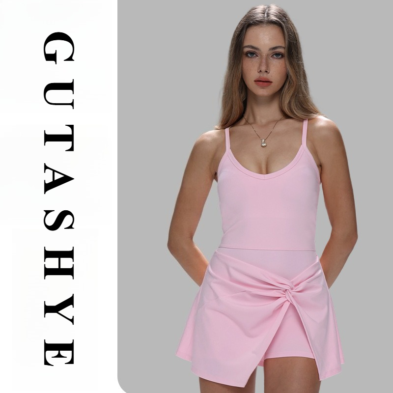 Vestido de Yoga com Alças Fina - Yoga Fitness Dress avaliação e preço