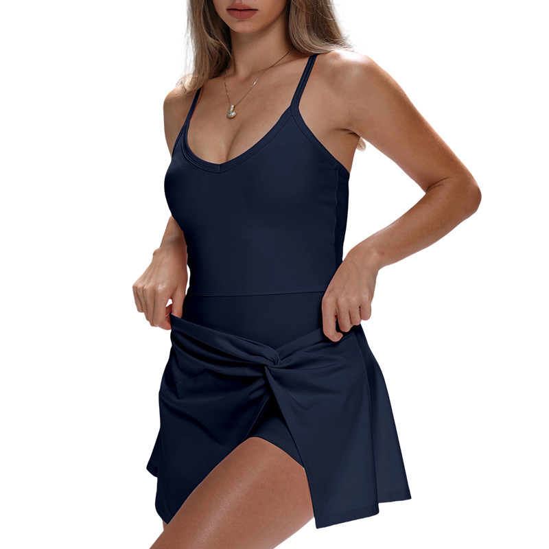 Vestido de Yoga com Alças Fina - Yoga Fitness Dress avaliação e preço