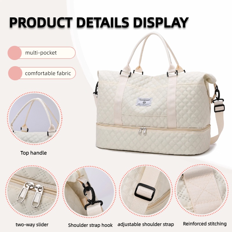 Bolsa de Viagem Grande Capacid - Yoga Fitness Tote avaliação e preço