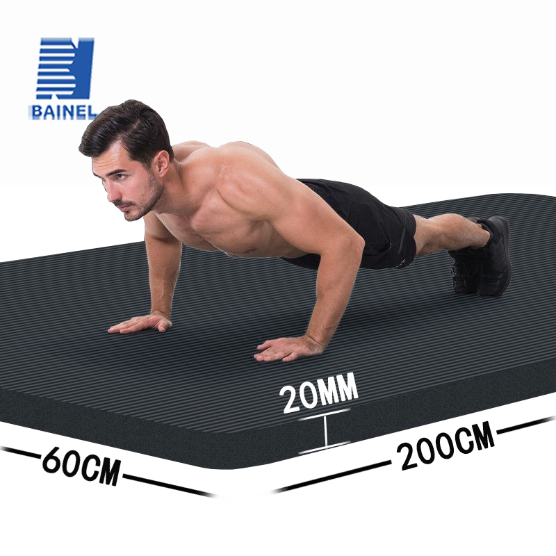Tapete de yoga de 20mm extra l - Yoga Fitness Health avaliação e preço