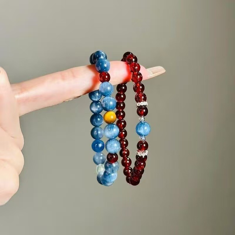 Pulseira de Contas de Granada  - Yoga Fitness Gifts avaliação e preço