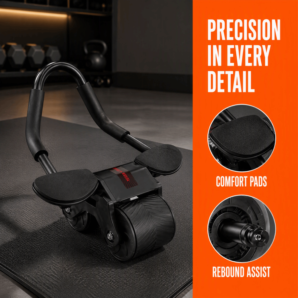 Roda Abdominal de Aço ABS com  - Ab Wheel Roller avaliação e preço