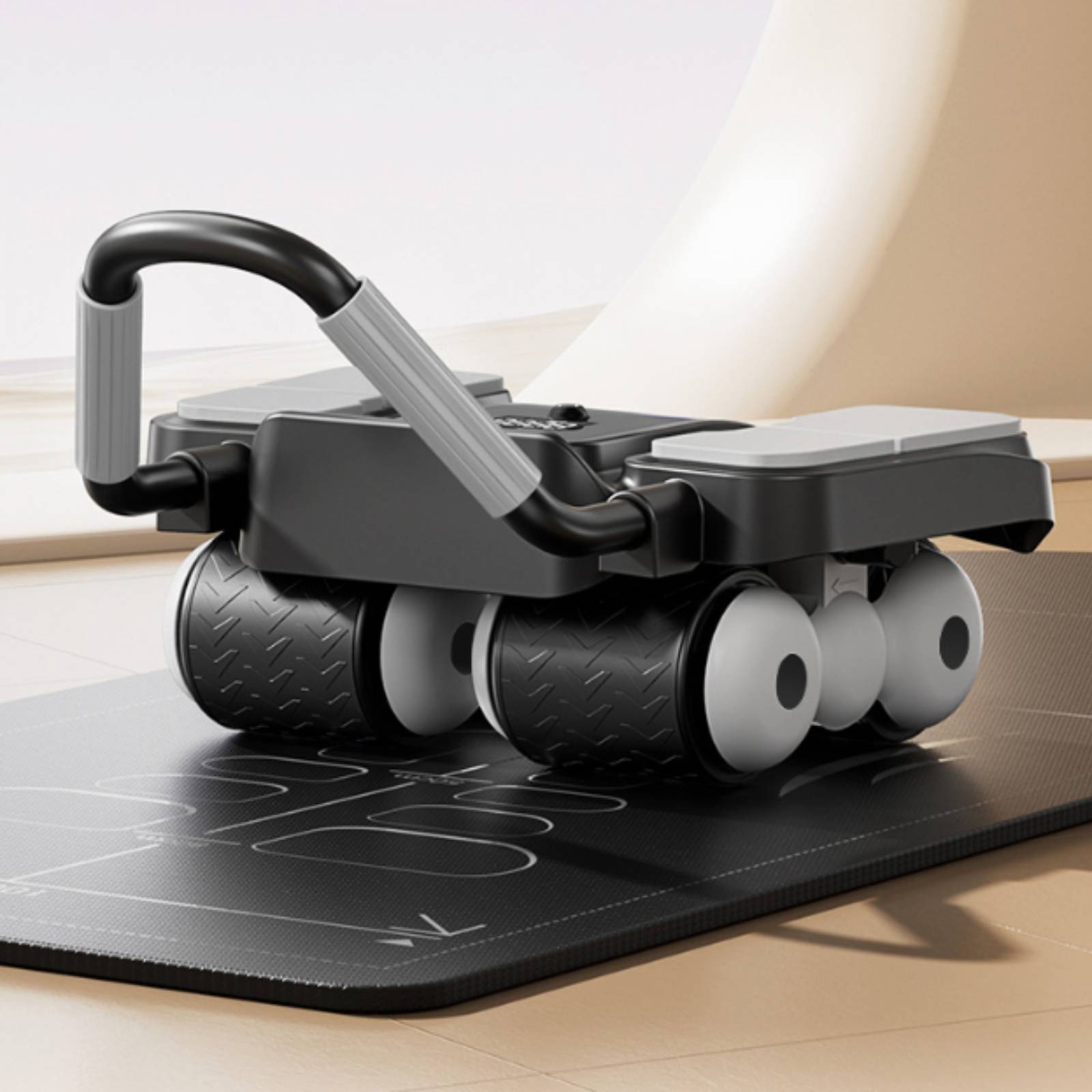 Rolo Abdominal de Quatro Rodas - Ab Wheel Roller avaliação e preço