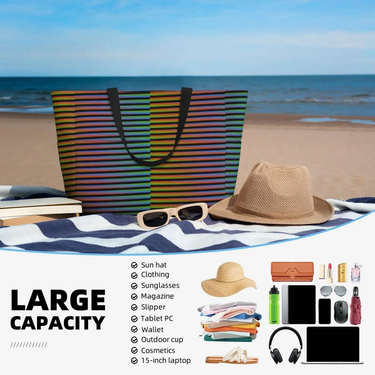 Bolsa de Praia Carlos Cruz Die - Yoga Fitness Tote avaliação e preço