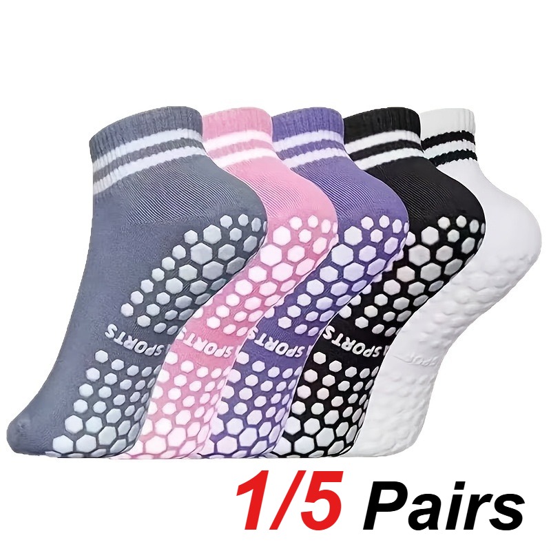 1/5 Par de Meias de Silicone A - Fitness Of Yoga avaliação e preço