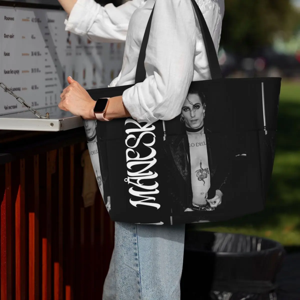 Damiano David Maneskin Bolsa d - Yoga Fitness Tote avaliação e preço