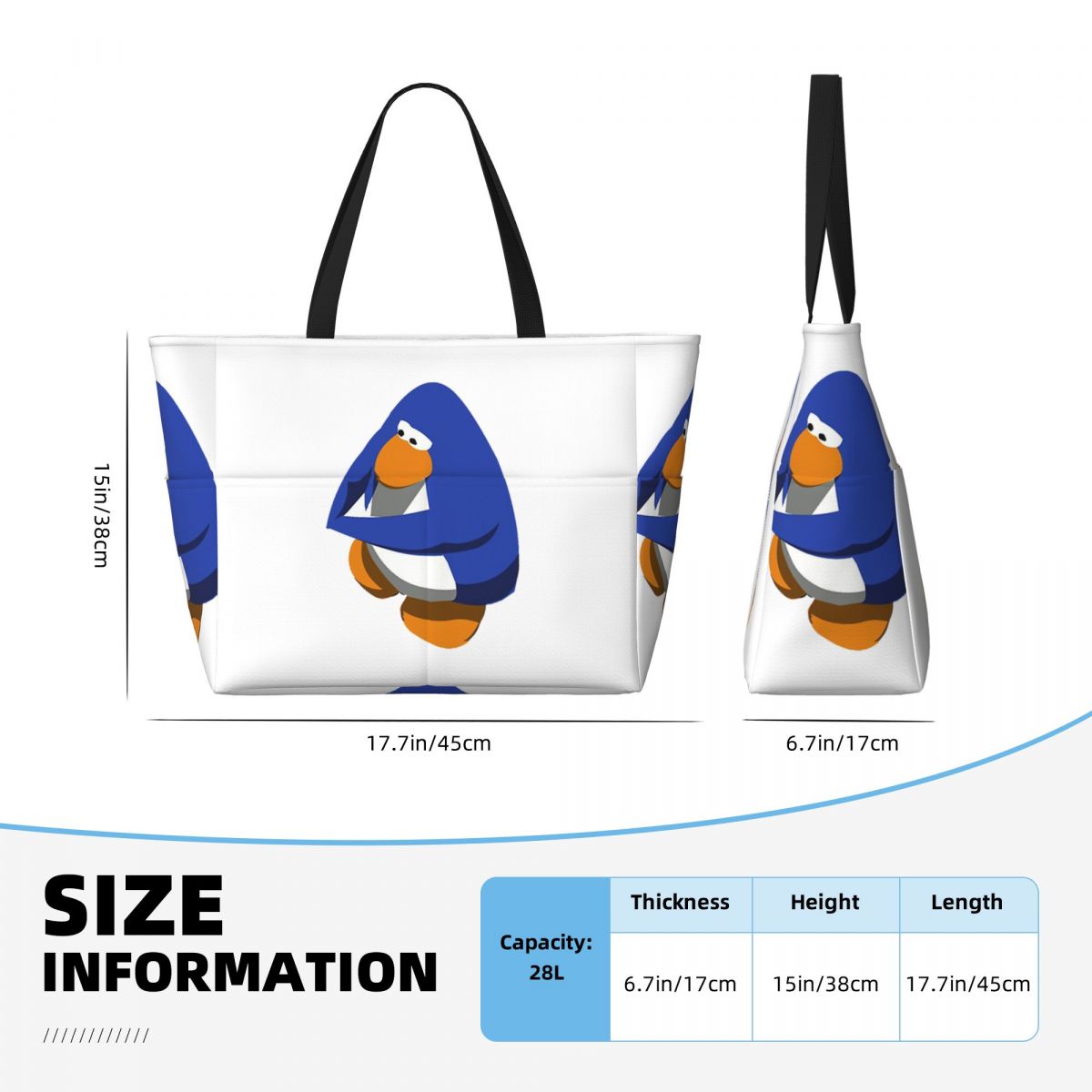 Clube pinguim boi praia sacola - Yoga Fitness Tote avaliação e preço