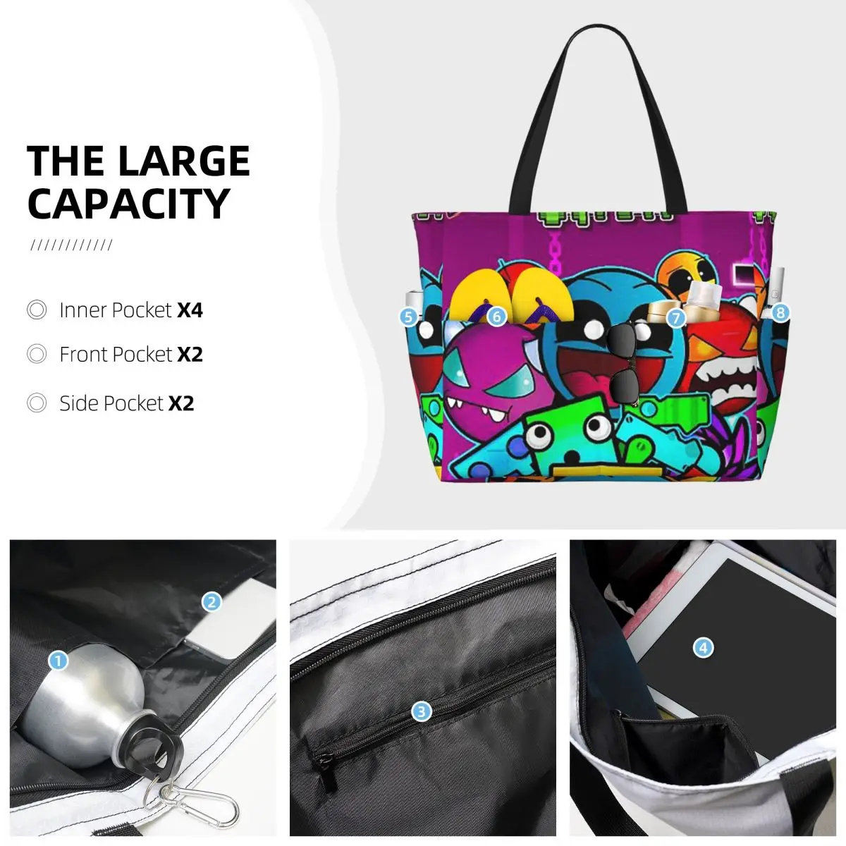 Bolsa tote grande para jogos e - Yoga Fitness Videos Free avaliação e preço