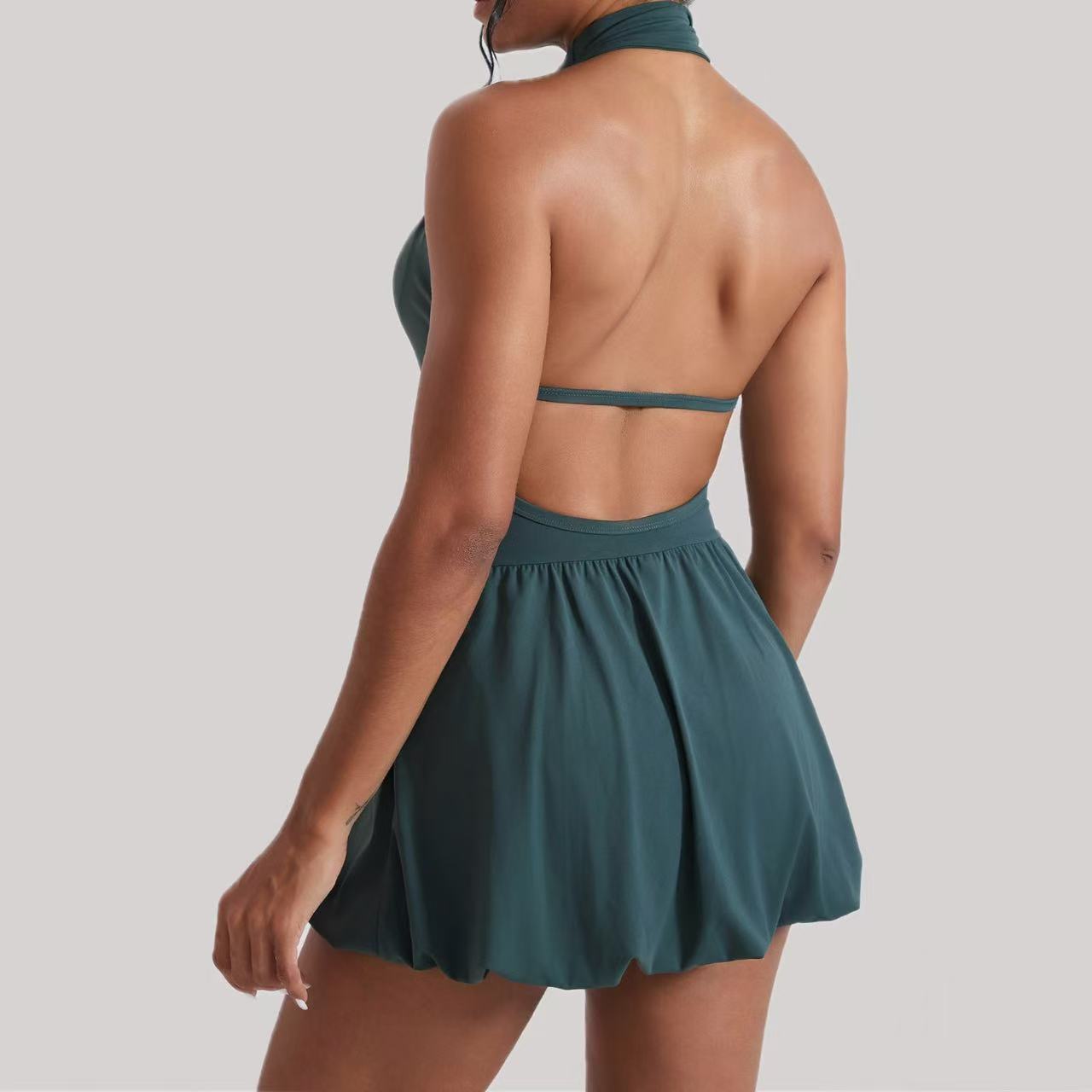 Ningyu vestido de tênis de gol - Yoga Fitness Dress avaliação e preço