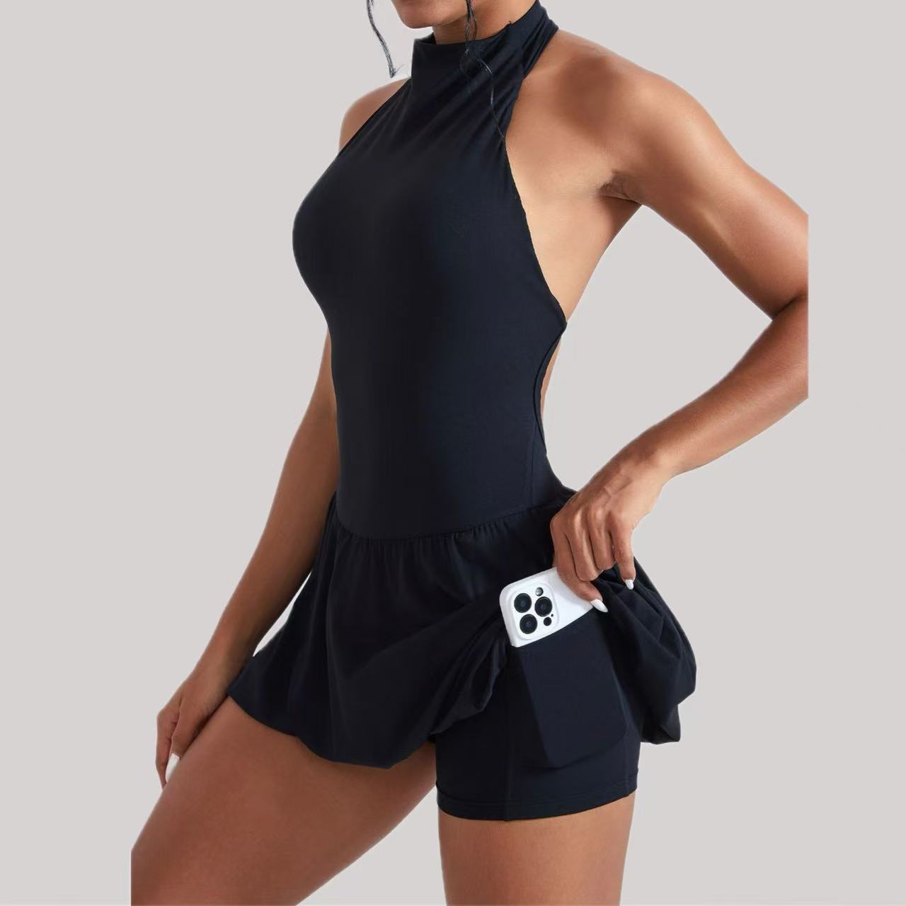 Ningyu vestido de tênis de gol - Yoga Fitness Dress avaliação e preço