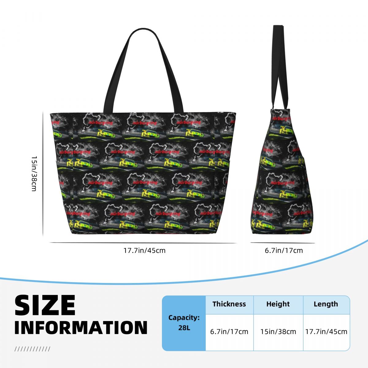 Bolsa tote de praia com estamp - Yoga Fitness Tote avaliação e preço