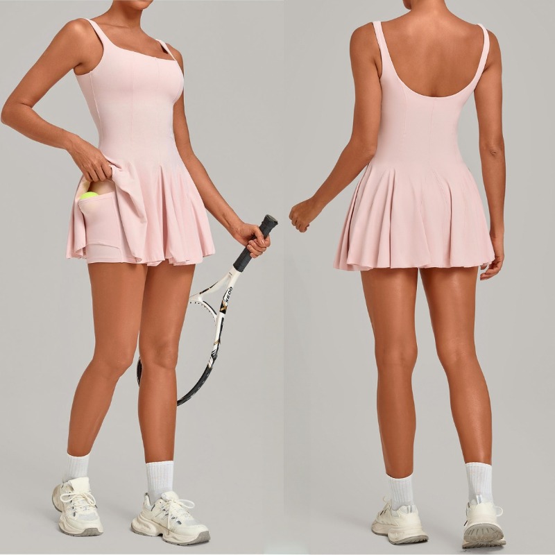 Vestido Saia Esportivo Feminin - Yoga Fitness Dress avaliação e preço