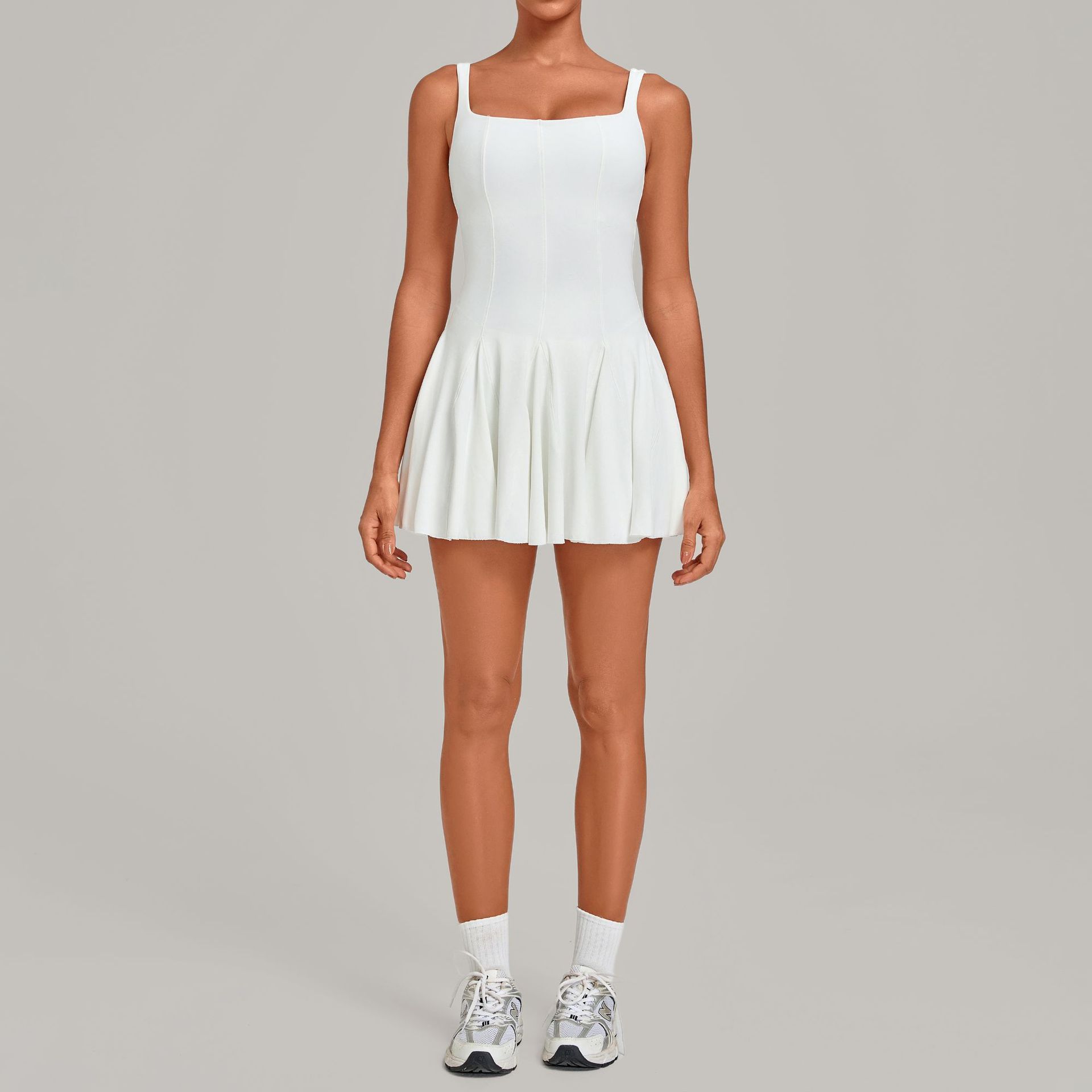Vestido Saia Esportivo Feminin - Yoga Fitness Dress avaliação e preço