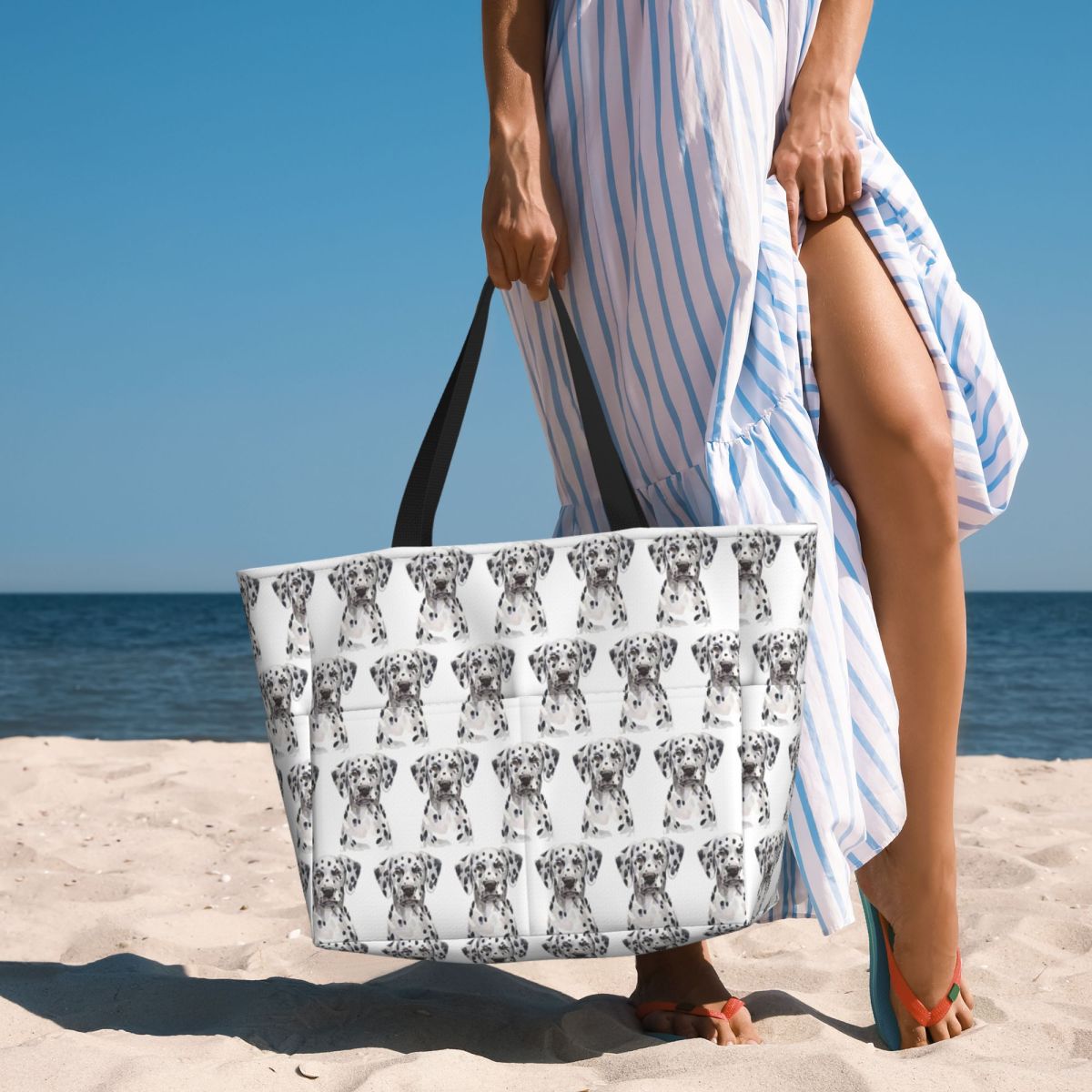 Bolsa de praia Dalmatian, bols - Yoga Fitness Tote avaliação e preço