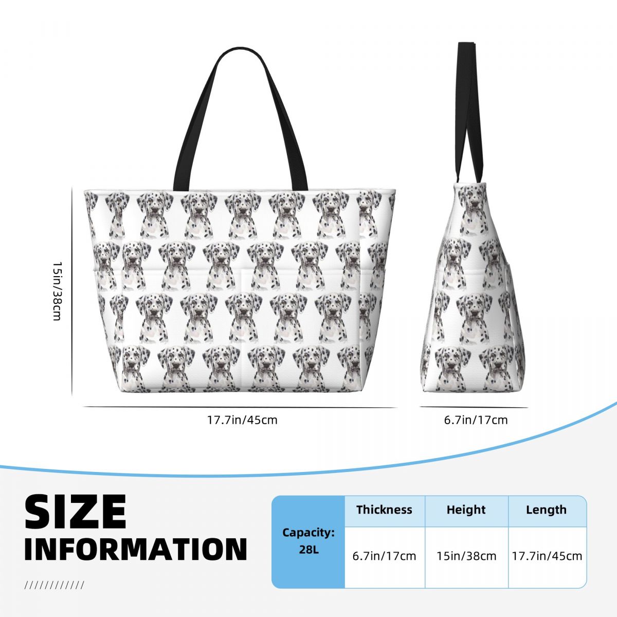 Bolsa de praia Dalmatian, bols - Yoga Fitness Tote avaliação e preço